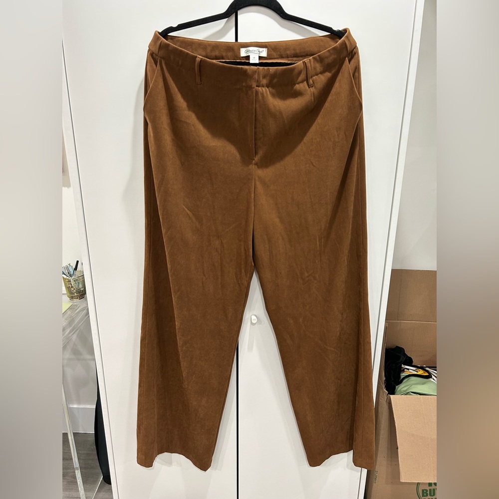 Suede Wide Legged Pants by Coldwater Creek
